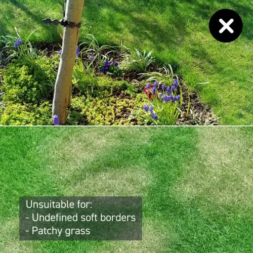LawnMaster VBRM16 OcuMow Gartenbegrenzung nicht geeignet