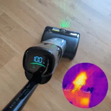 MOVA X4 Pro in Benutzung & Ausschnitt Wärmebildkamera