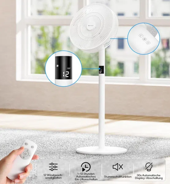 MYCARBON Standventilator Bildschirm