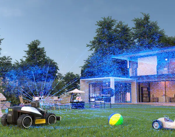 Mammotion Luba Mini AWD LiDAR Ultra Precise Navigation with High Density Point Cloud 590 460