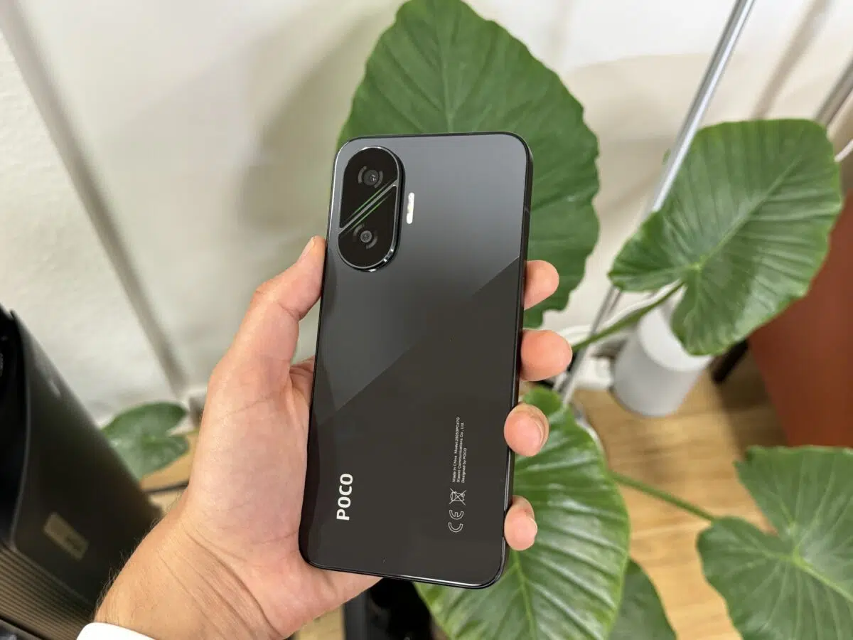 POCO F7 Smartphone Rueckseite Schwarz