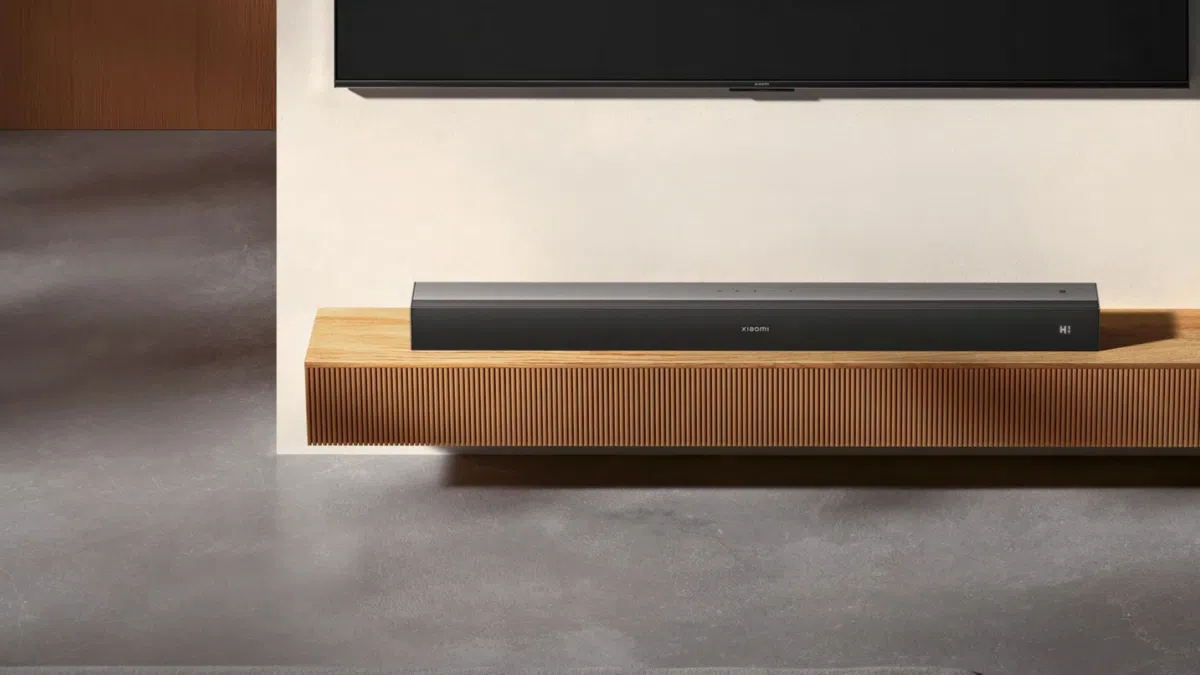 Xiaomi Soundbar Pro 2.0 ch unter dem Fernseher