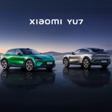 Xiaomi YU7 in grün und silber