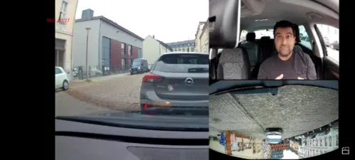 GKU D1000 Dashcam App Screenshot 3 Kanal Ansicht GKU D1000 Dashcam App Screenshot 3 Kanal Ansicht