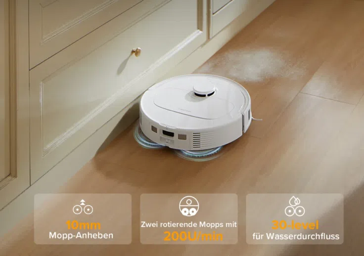 Roborock QV 35A Wischen
