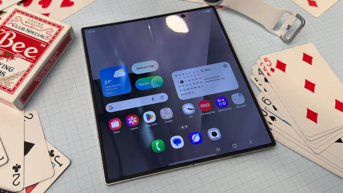 Samsung Galaxy Z Fold7 Tisch Beitragsbild