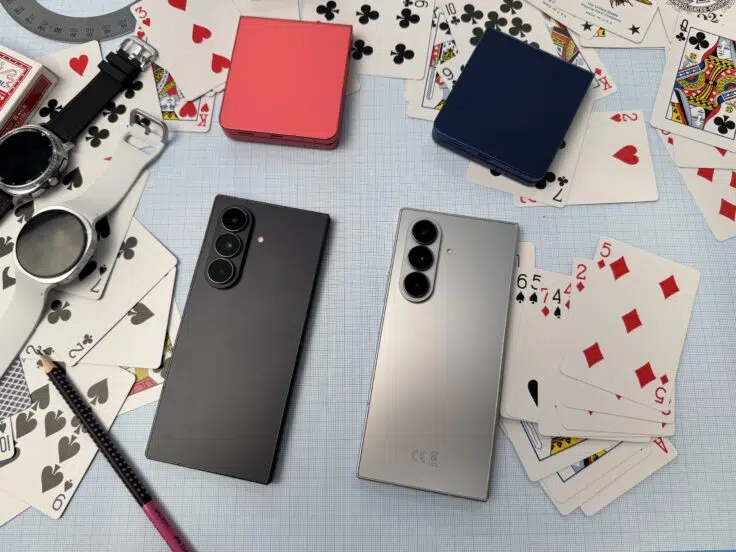 Samsung Galaxy Z Fold7 zwei verschiedene Farben
