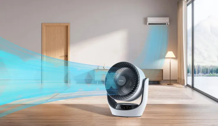 SwitchBot Akku-Umluftventilator mit Klimaanlage