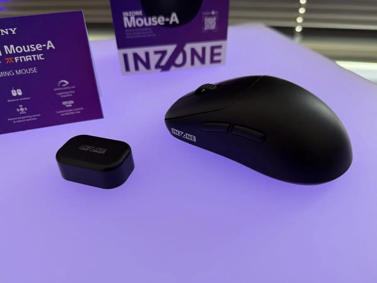 Inzone Mouse-A Nahaufnahme