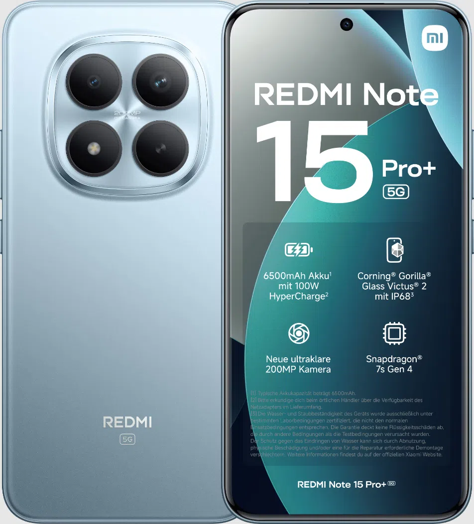 Redmi Note 15 Pro+ Front Produktwerbung