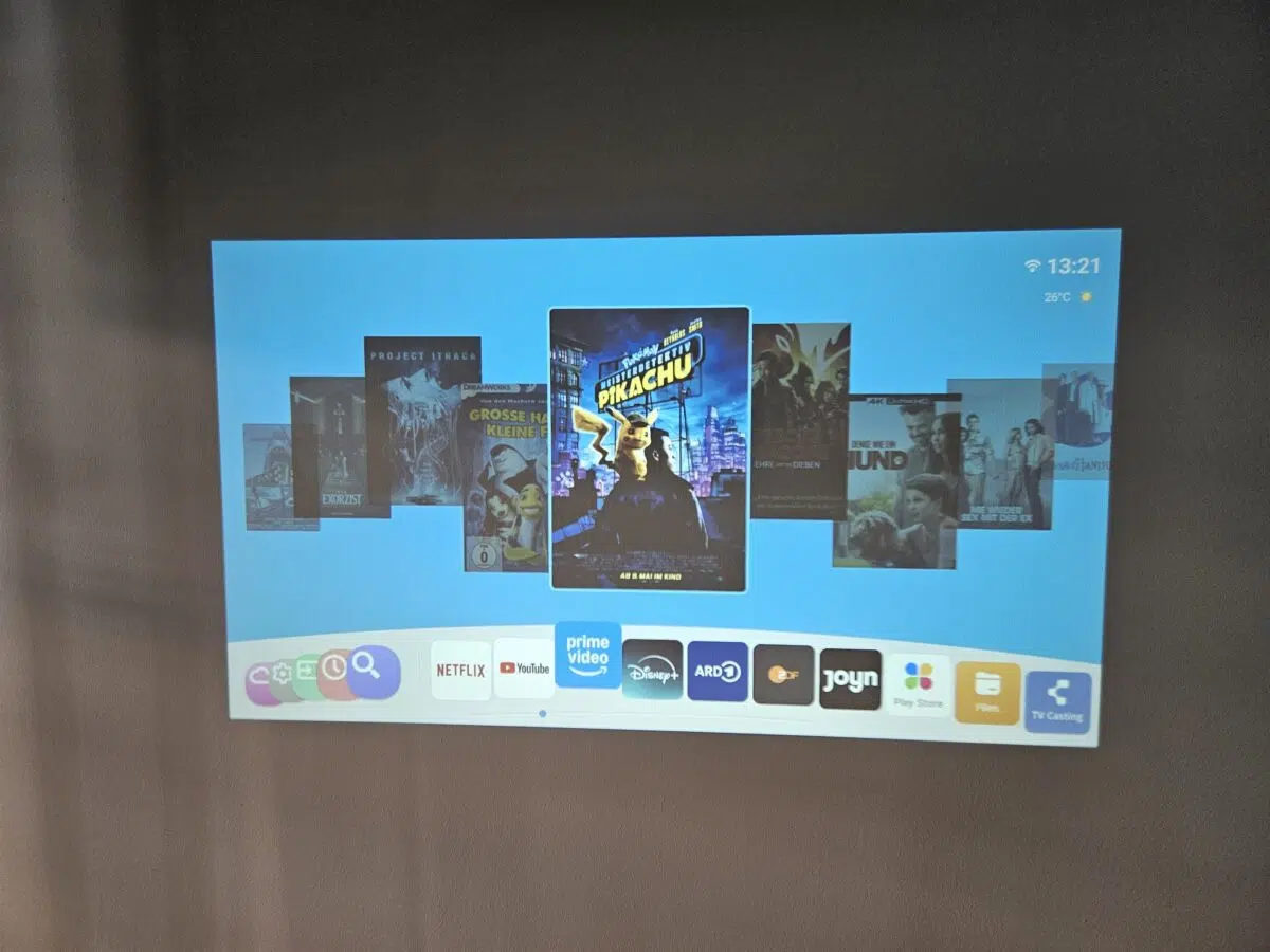 Xgody Gimbal N6 Pro Beamer Prime Video Home Screen Xgody Gimbal N6 Pro Beamer Prime Video Home Screen