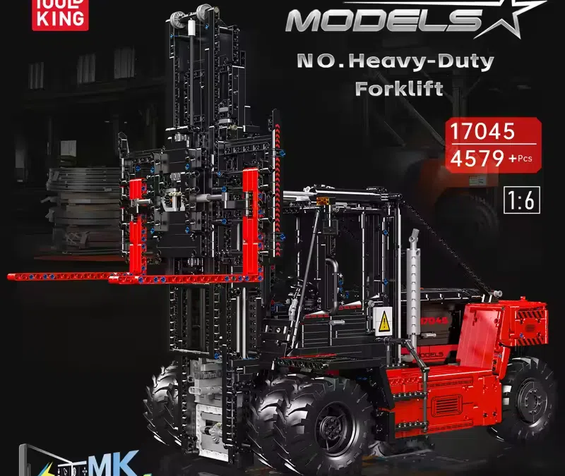 Mould King 17045 Gabelstapler Klemmbausteine 2