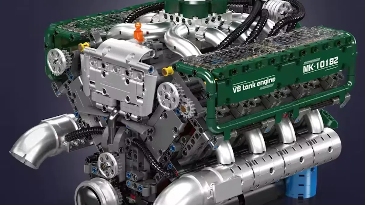 Mouldking 10182 Klemmbaustein-Set V8-Motor 2