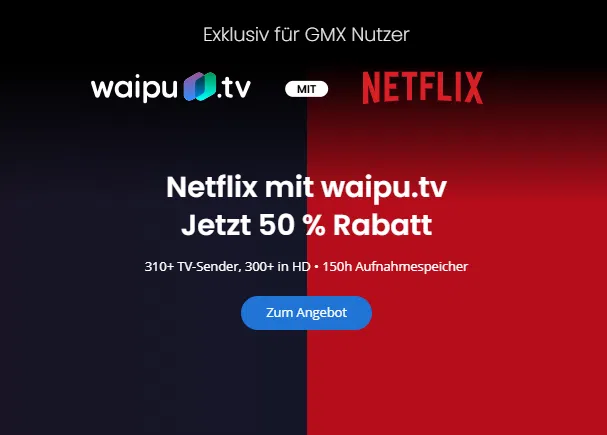 Waipu Deal Netflix Waipu Deal Netflix