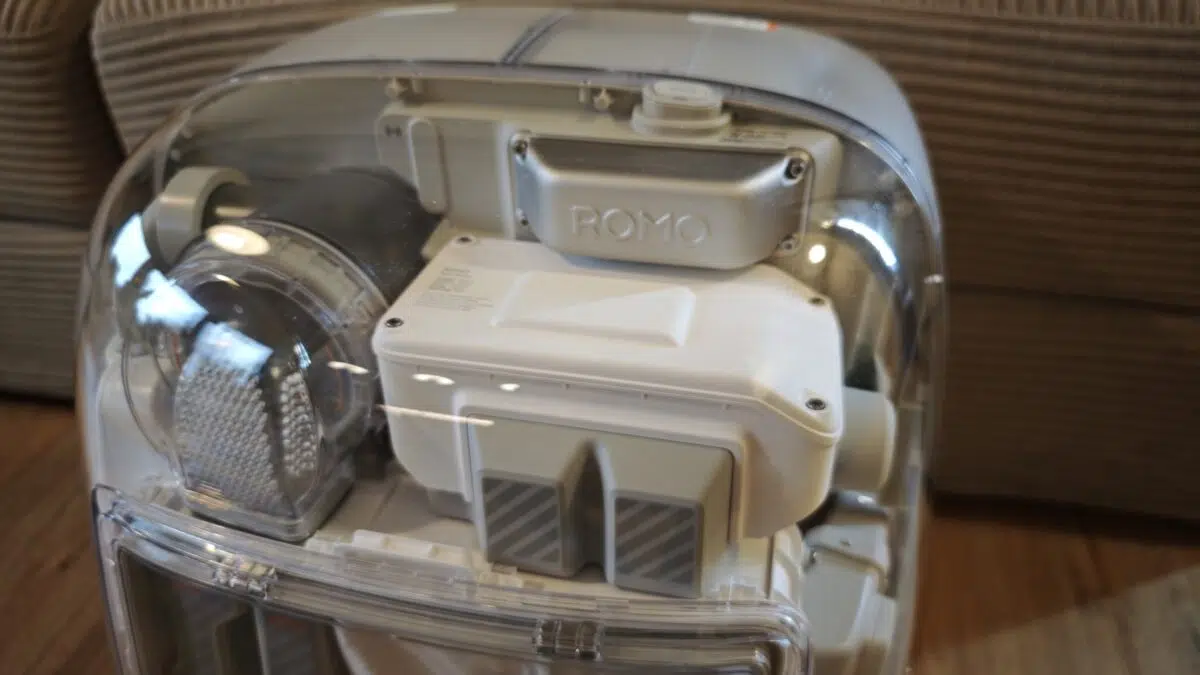 DJI ROMO P Station Oberseite