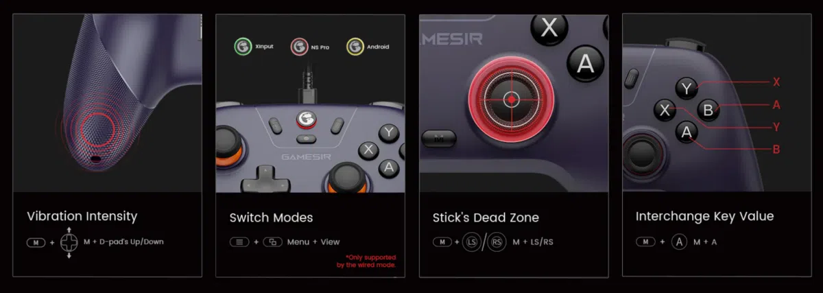 GameSir T4 Nova Lite Controller Modi GameSir T4 Nova Lite Controller Modi