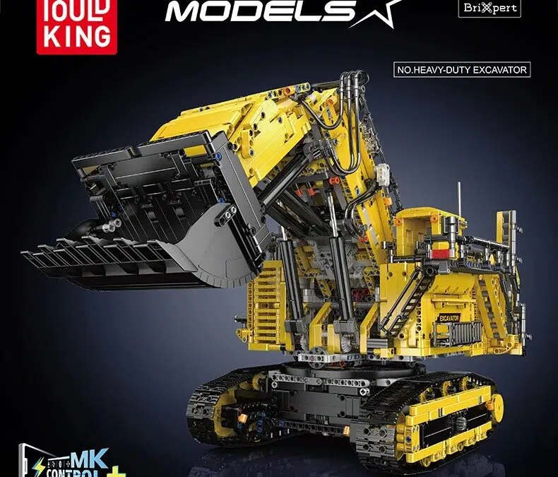 Mould King 17070 17071 Bagger Klemmbausteine 6