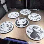 3D Druck Weihnachtsgeschenke Pokemon Untersetzer 1 3D Druck Weihnachtsgeschenke Pokemon Untersetzer 1