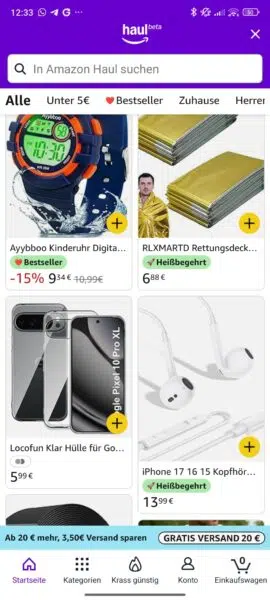 Amazon Haul App Feed Amazon Haul App Feed