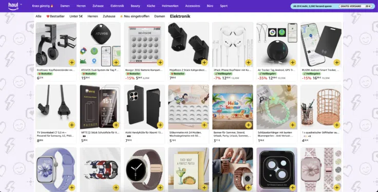 Amazon Haul Elektronik Amazon Haul Elektronik