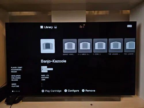 Analogue 3D Konsole Startmenue 1 Analogue 3D Konsole Startmenue 1