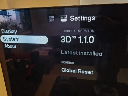 Analogue 3D Konsole System Version Analogue 3D Konsole System Version