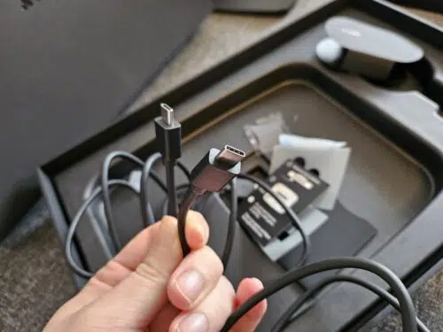 Analogue 3D Konsole Unboxing USB C Kabel Analogue 3D Konsole Unboxing USB C Kabel