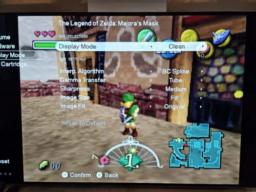 Analogue 3D Zelda Majoras Mask Settings Vergleich Clean PVM 3 Analogue 3D Zelda Majoras Mask Settings Vergleich Clean PVM 3