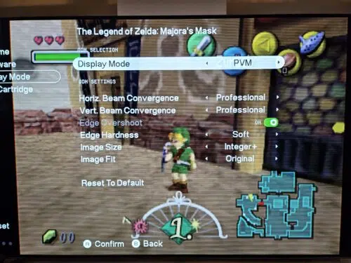 Analogue 3D Zelda Majoras Mask Settings Vergleich Clean PVM 4 Analogue 3D Zelda Majoras Mask Settings Vergleich Clean PVM 4