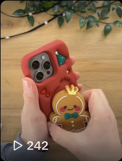 Hülle mit Lebkuchenmann