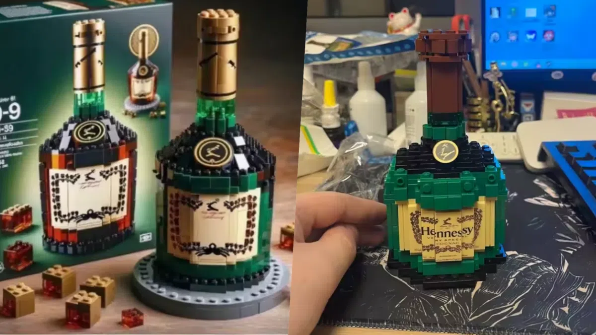 Klemmbaustein Spirituosen KI Fake vs Original Klemmbaustein Spirituosen KI Fake vs Original