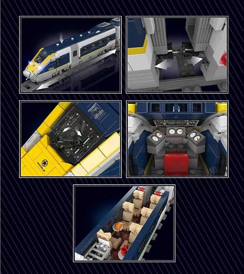 Mould King 12016 Eurostar E320 Zug Klemmbausteine 3 Mould King 12016 Eurostar E320 Zug Klemmbausteine 3