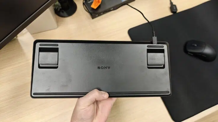 Sony Inzone KBD H75 Unterseite Sony Inzone KBD H75 Unterseite