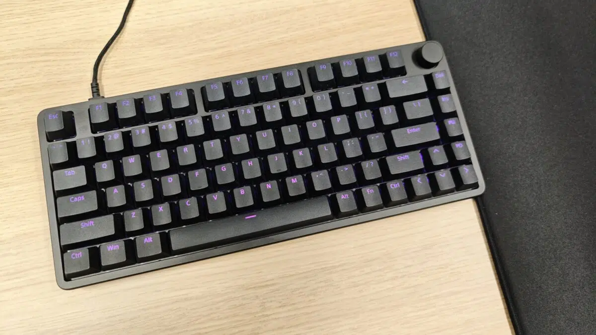 Sony Inzone KBD H75 von oben Sony Inzone KBD-H75 von oben