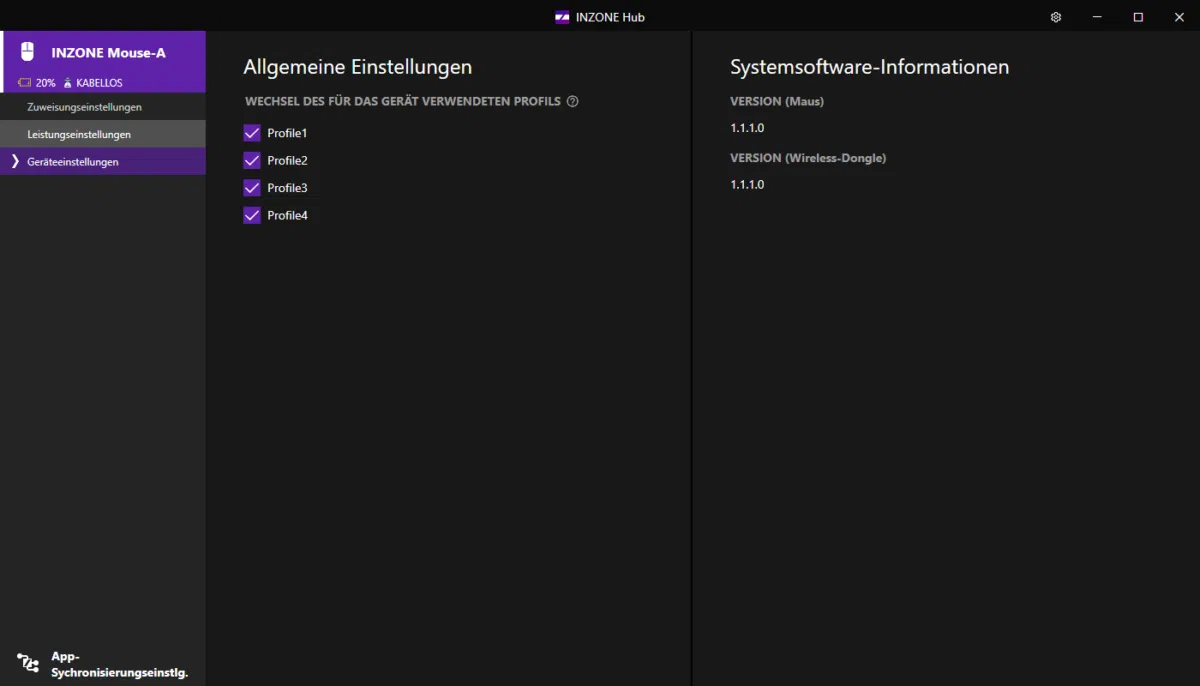 Sony Inzone Mouse-A Profile