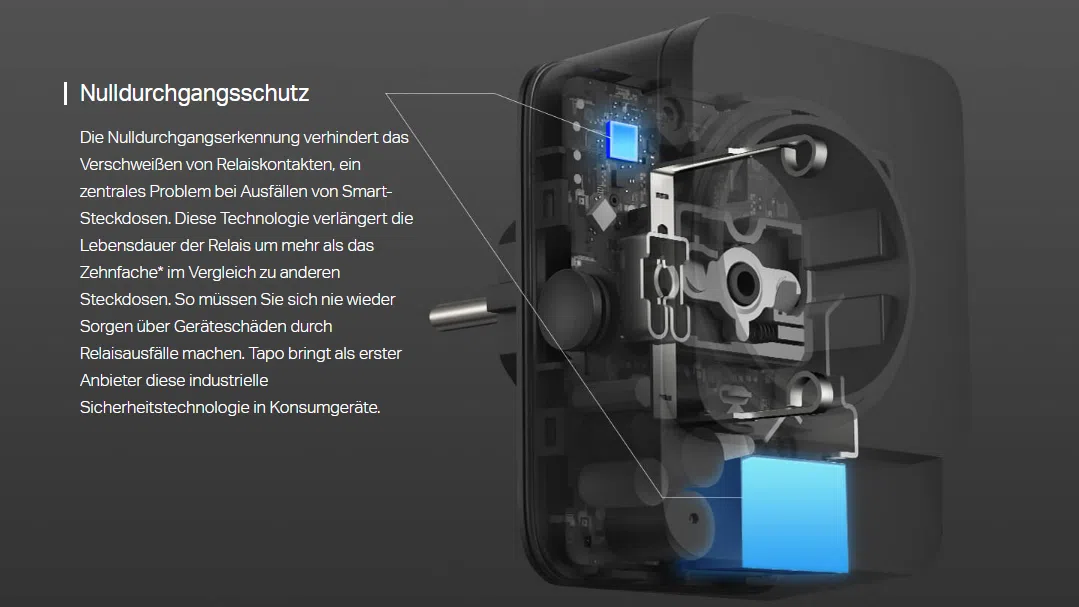 TP Link Tapo P410M Nulldurchgangsschutz TP Link Tapo P410M Nulldurchgangsschutz