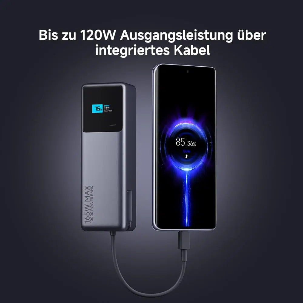 Xiaomi 165W Powerbank Laden Xiaomi 165W Powerbank Laden