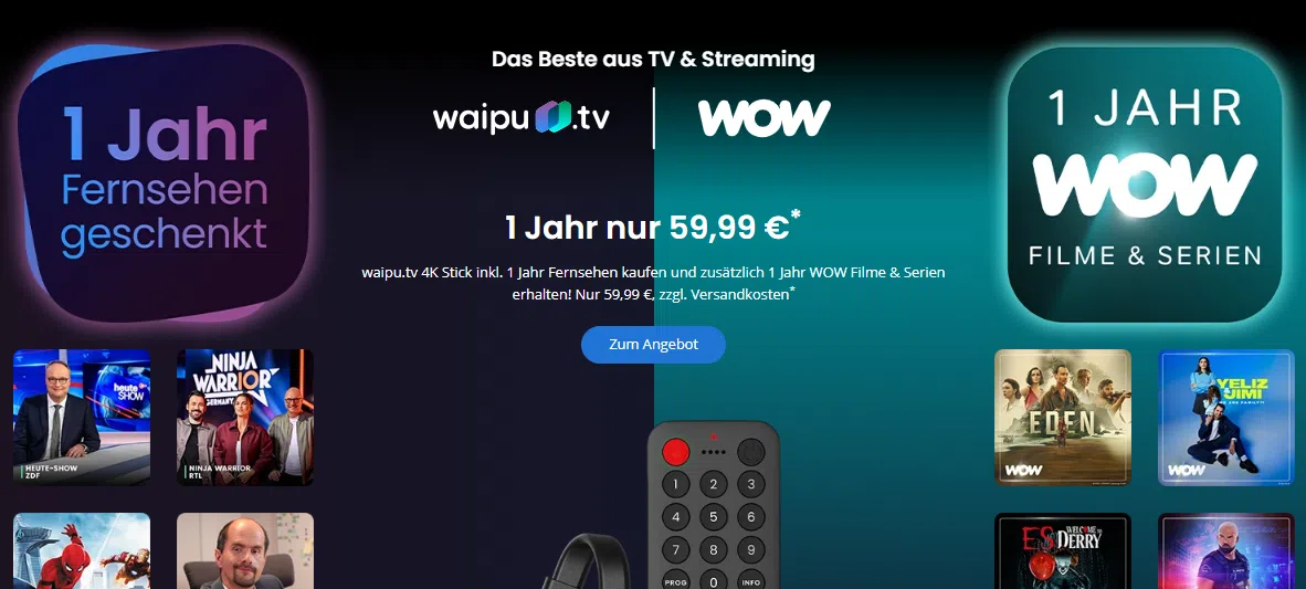 waipu tv wow bundle deal waipu tv wow bundle deal