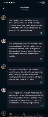 Aivela Smartring App Screenshot KI Assistent 2