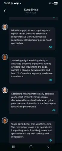 Aivela Smartring App Screenshot KI Assistent 3