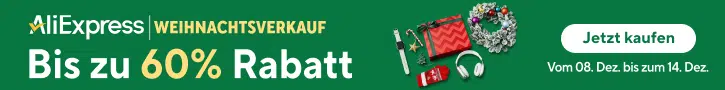 AliExpress Dezember Banner AliExpress Dezember Banner
