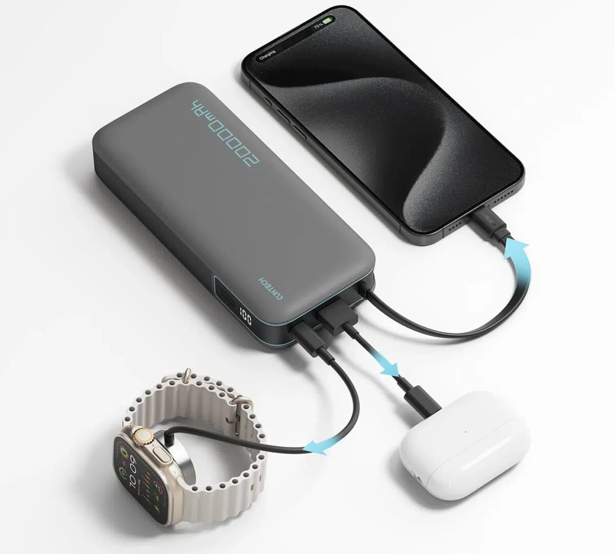 CUKTECH 45W Powerbank Laden