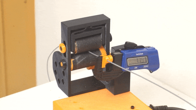 ExtrudeX Filament Recycler Messschieber ExtrudeX Filament Recycler Messschieber