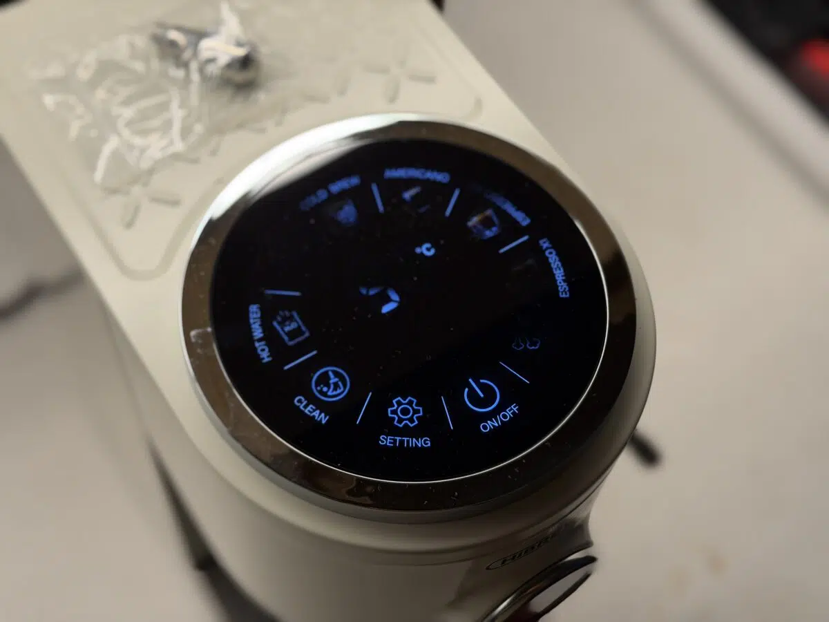 HiBREW H13 Siebtraegermaschine Display