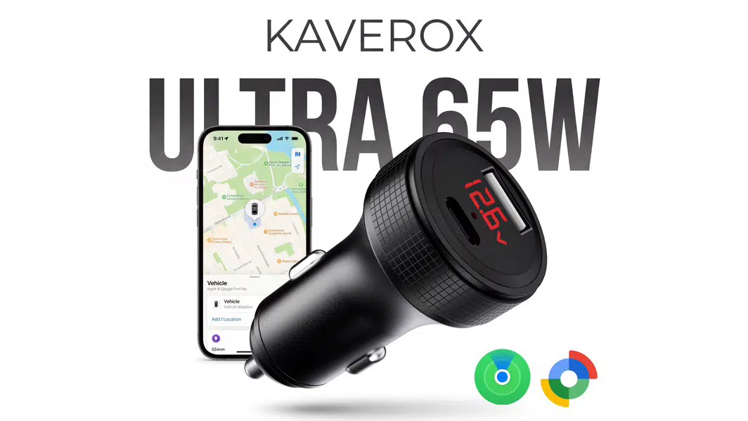 Kaverox 65W KFZ Charger mit Tracker