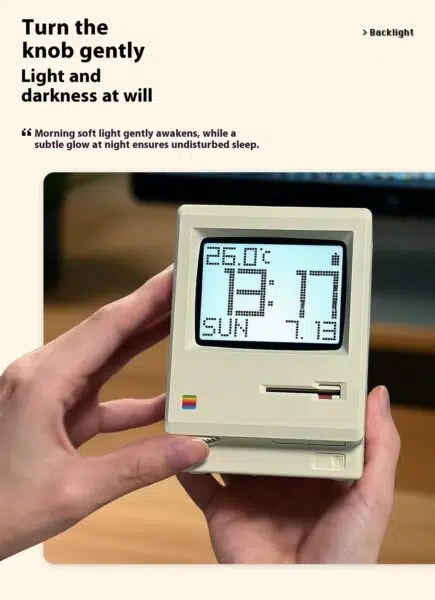 Maclock Retro Wecker Helligkeit Maclock Retro Wecker Helligkeit