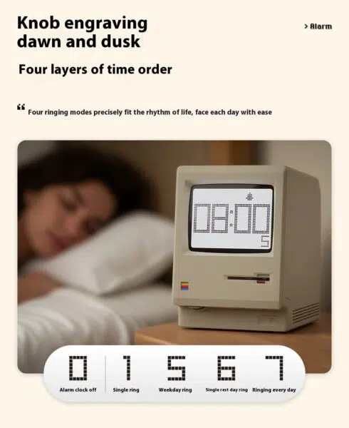 Maclock Retro Wecker Wecker Maclock Retro Wecker Wecker