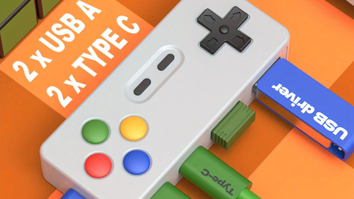 Retro-Controller USB-Hub Anschluesse