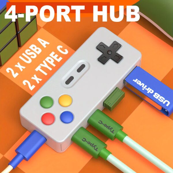Retro Controller USB Hub Anschluesse Retro Controller USB Hub Anschluesse