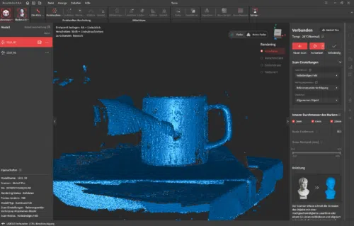 Tasse Freihand Scan mit Markern Tasse Freihand Scan mit Markern